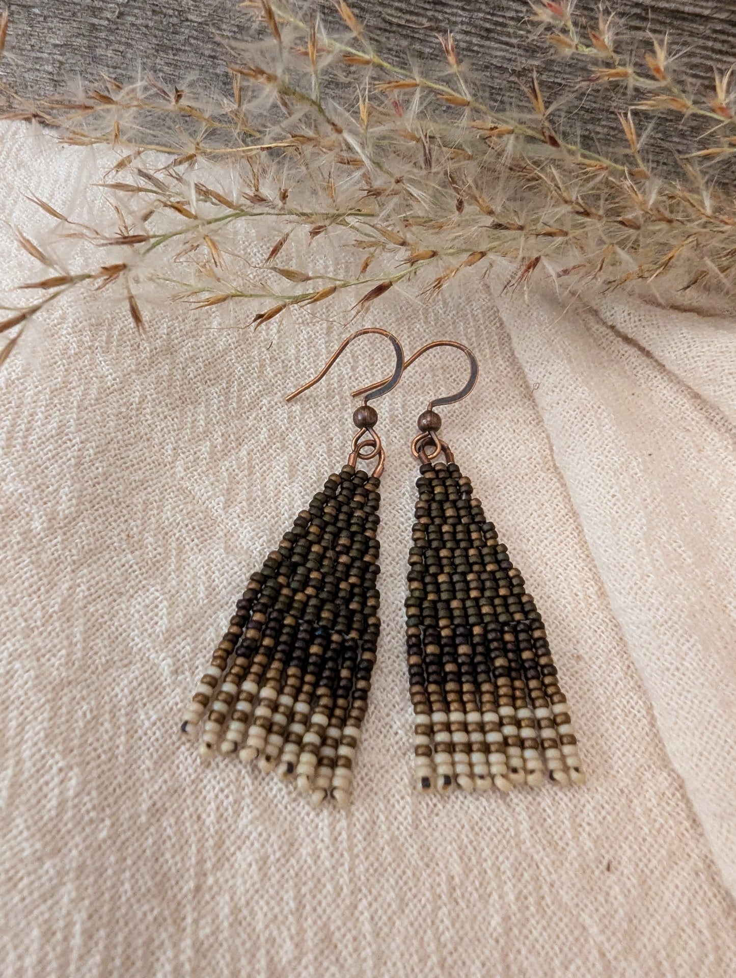 ✨ Zanate Tail Feathers Earring